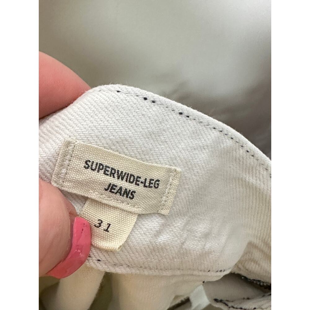 MADEWELL Superwide-Leg Utility Jeans in Vintage Canvas Sz 31 $148 {3F16} - Picture 7 of 7